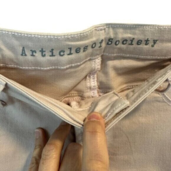 Articles of Society Women's Pale Blush Pink Skinny Jeans Size 30 - Picture 7 of 10